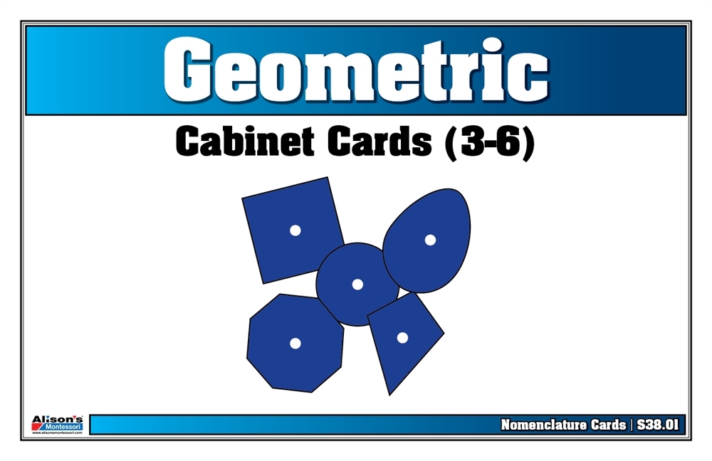  Geometric Cabinet Nomenclature Cards
