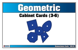 Geometric Cabinet Nomenclature Cards (3-6) (Printed)