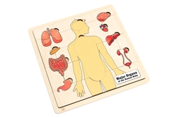 Human Major Organs Puzzle with Nomenclature Cards (3-6)