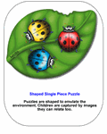 Tuzzles Lady Bugs On A Leaf