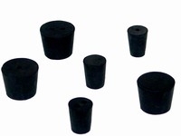 Rubber Stoppers, Solid, Size 00, 1 lb