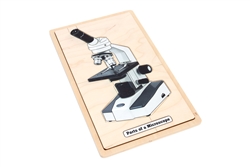 Parts of a Microscope Puzzle with Nomenclature Cards (6-9)