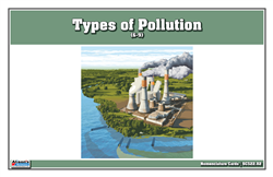 Types of Pollution Nomenclature Cards (6-9)