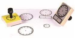 Large Clock Analog Stamp