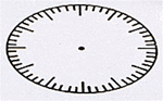 Large Clock with Seconds Stamp