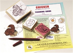 Lifecycle Stamp Set, Chicken
