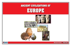 Timeline of Ancient Civilizations of Europe Research Cards