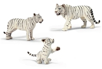 Wild Life Animals: White Tiger  Family