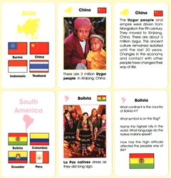 World People Collection 1 Elementary Plastic Cards