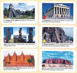 World Sacred Places Plastic Cards Elementary