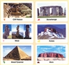 World Sacred Places Plastic Cards for Ages 3-6