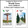 World Trees Plastic Cards for Ages 3-6