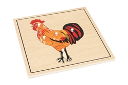 Parts of a Rooster Puzzle