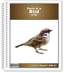 Parts of a Bird (Elementary) Control Booklet