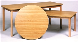 Oak Classroom 42" Round Table