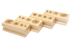 Toddler Knobbed Cylinders Set of Four