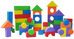 Montessori Materials - Textured Colored Blocks