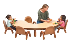 BaseLine® Toddler Kidney Table & Chair Set – Natural