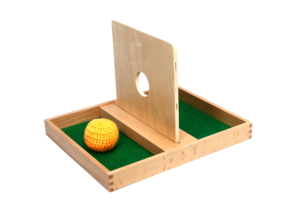 Imbucare Board with Knitted Ball