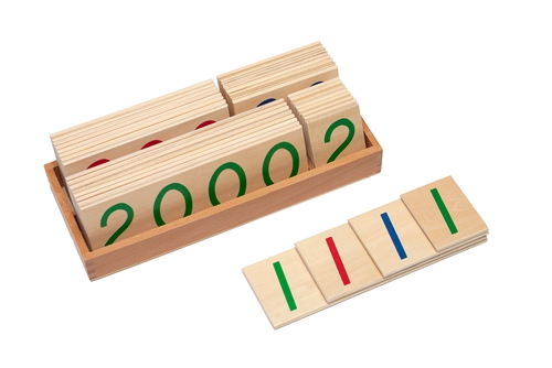 Large Wooden Number Cards (1-9000)</a