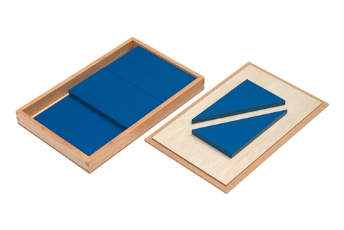 Montessori: Blue Constructive Triangles